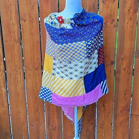 Tory Burch Oversized Silk Square Scarf